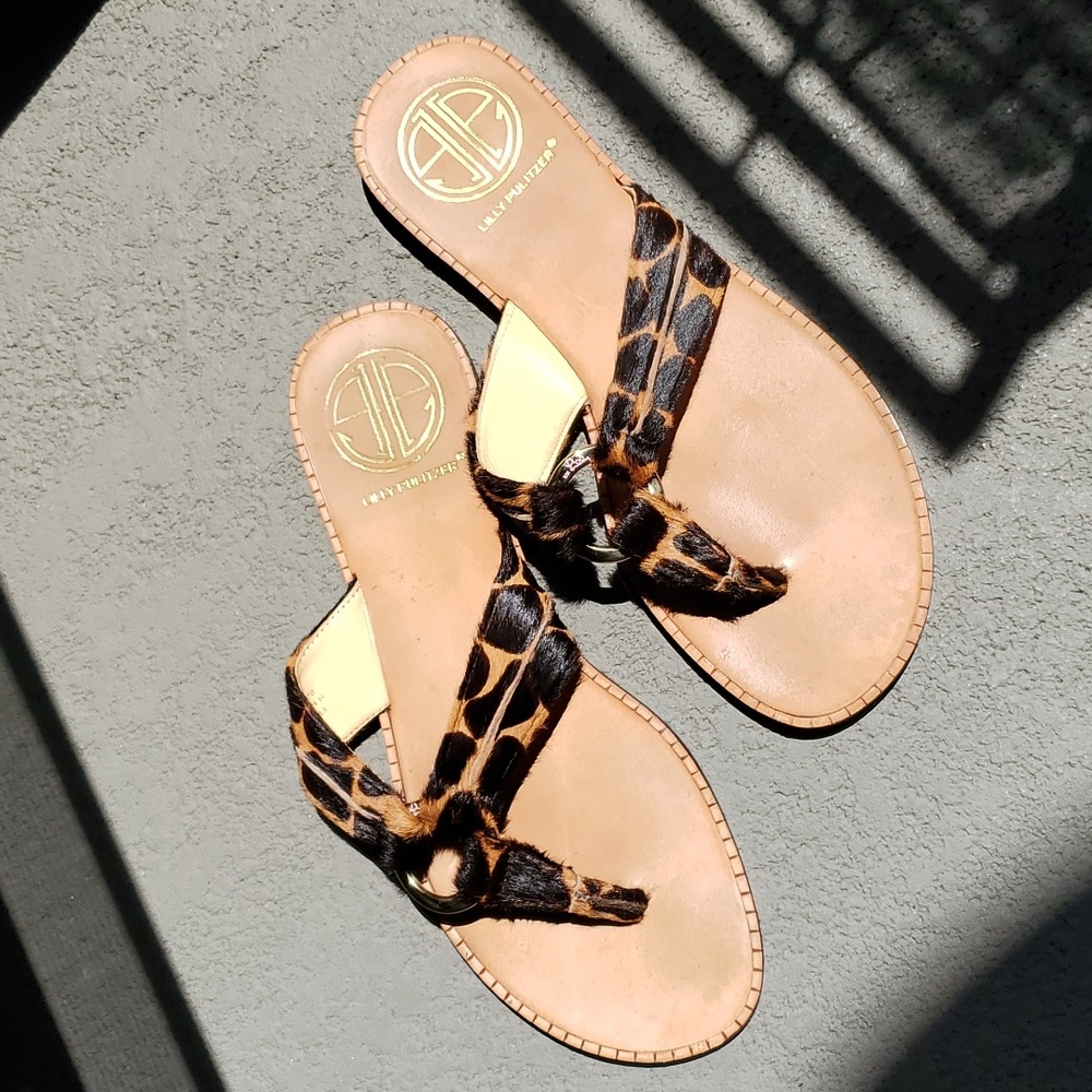 Lilly Pulitzer Mckim Sandals, 6M